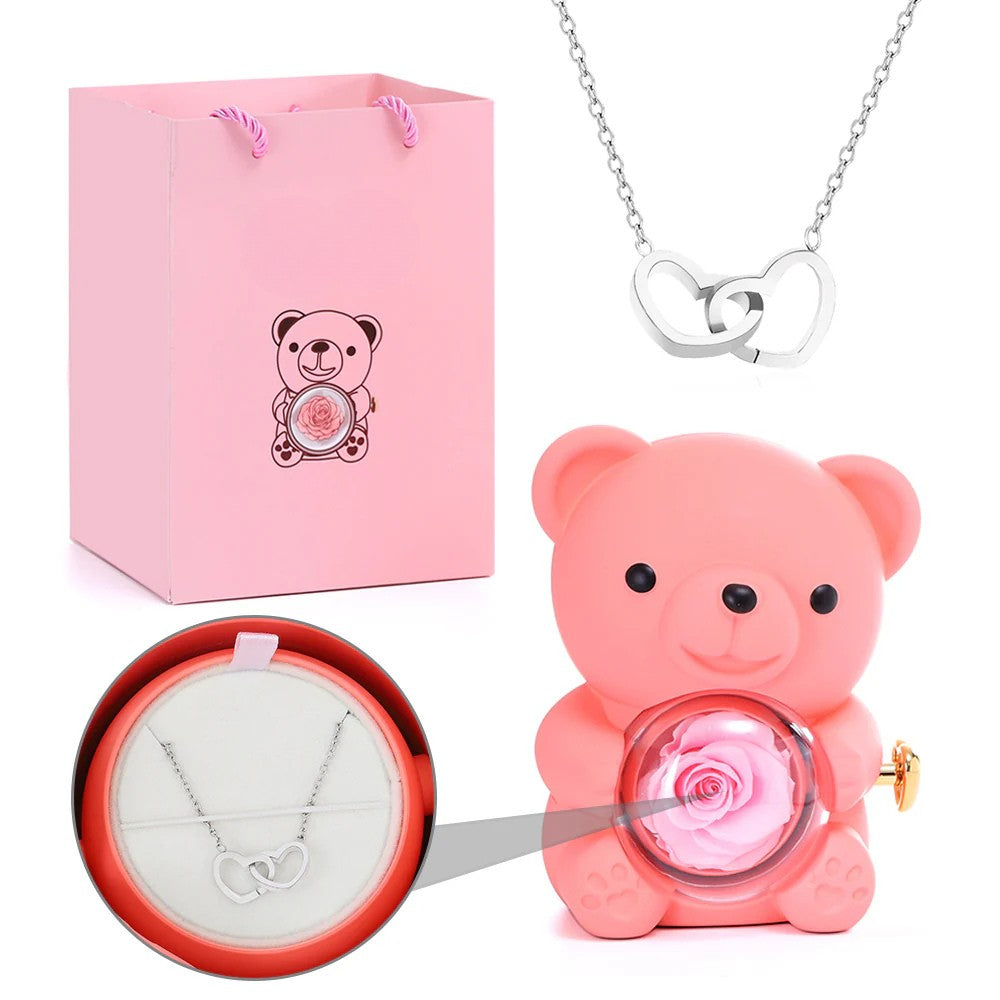 Bear with a Surprise – Jewelry Box with Necklace
