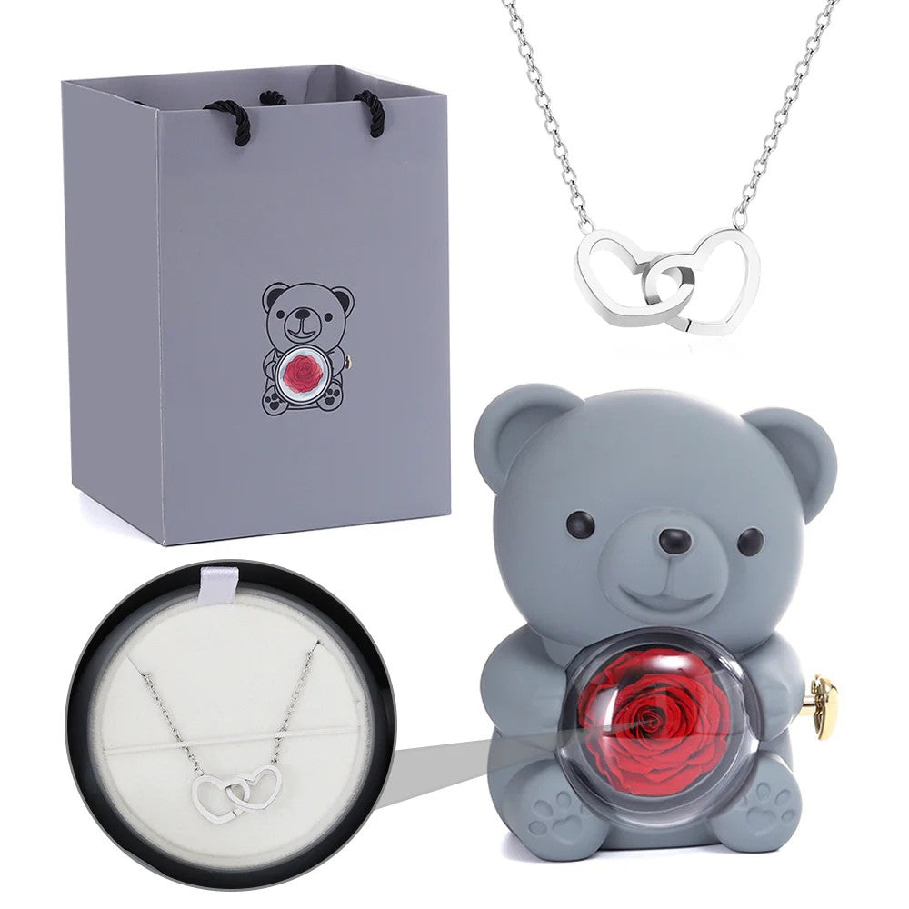 Bear with a Surprise – Jewelry Box with Necklace