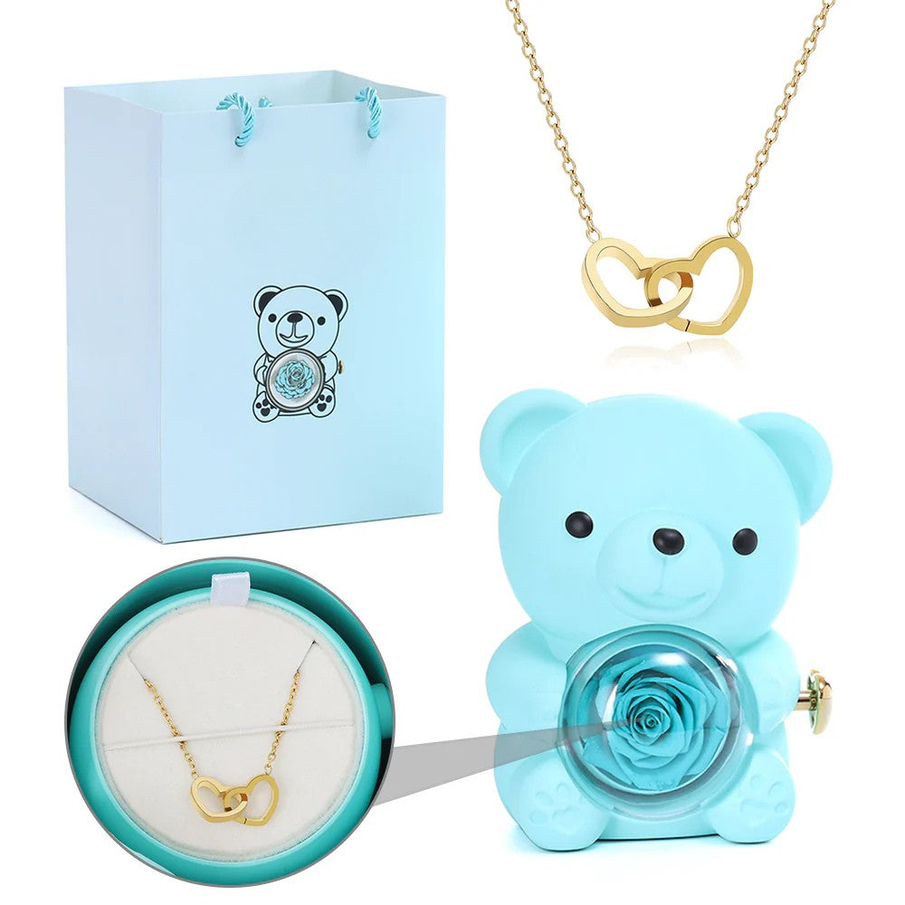 Bear with a Surprise – Jewelry Box with Necklace