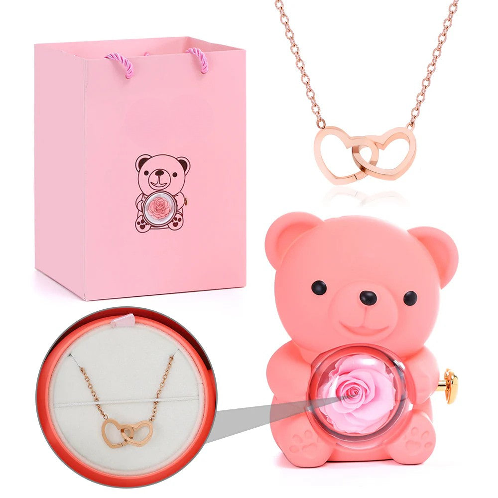 Bear with a Surprise – Jewelry Box with Necklace