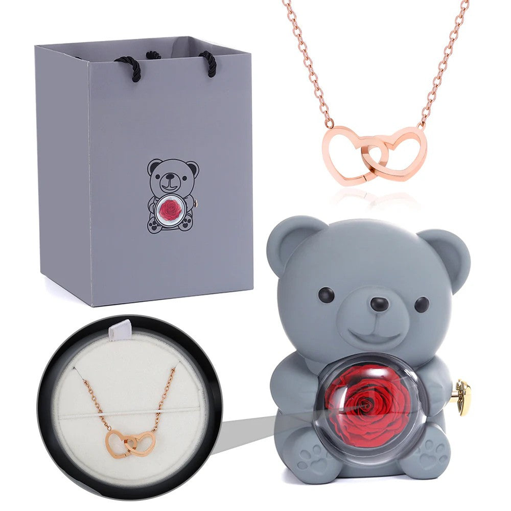 Bear with a Surprise – Jewelry Box with Necklace