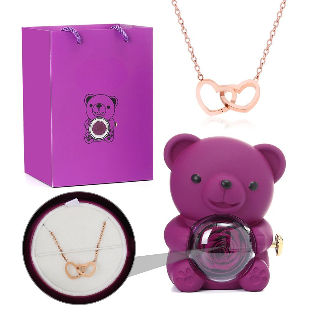 Bear with a Surprise – Jewelry Box with Necklace